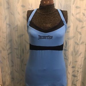 Jazzercise Athletic Top with built-in shelf bra